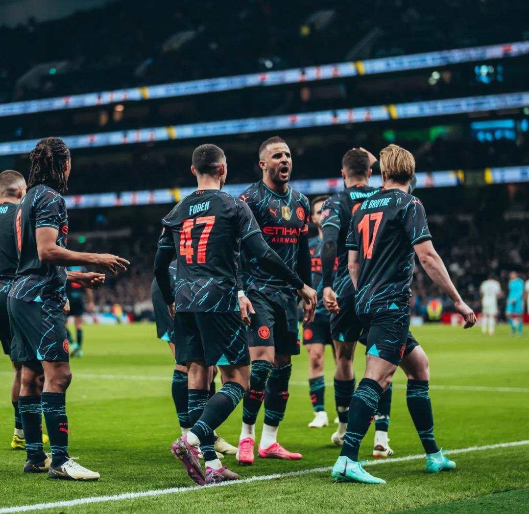 曼城客场大胜热刺，积分榜升至第二的简单介绍